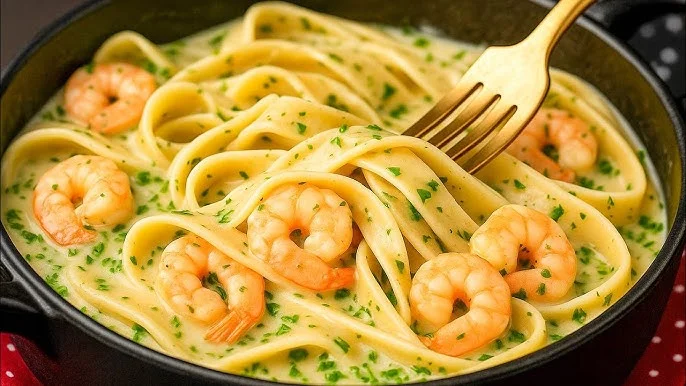 Pasta Me Karkalec Viola ose Scampi Me Krem Bathe